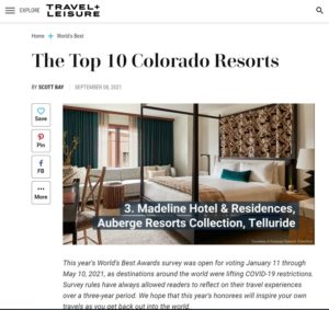 In the News - Colorado Resorts - Travel & Leisure